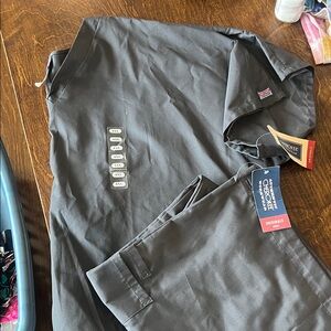 Unisex Scrubs Gray 2 Piece